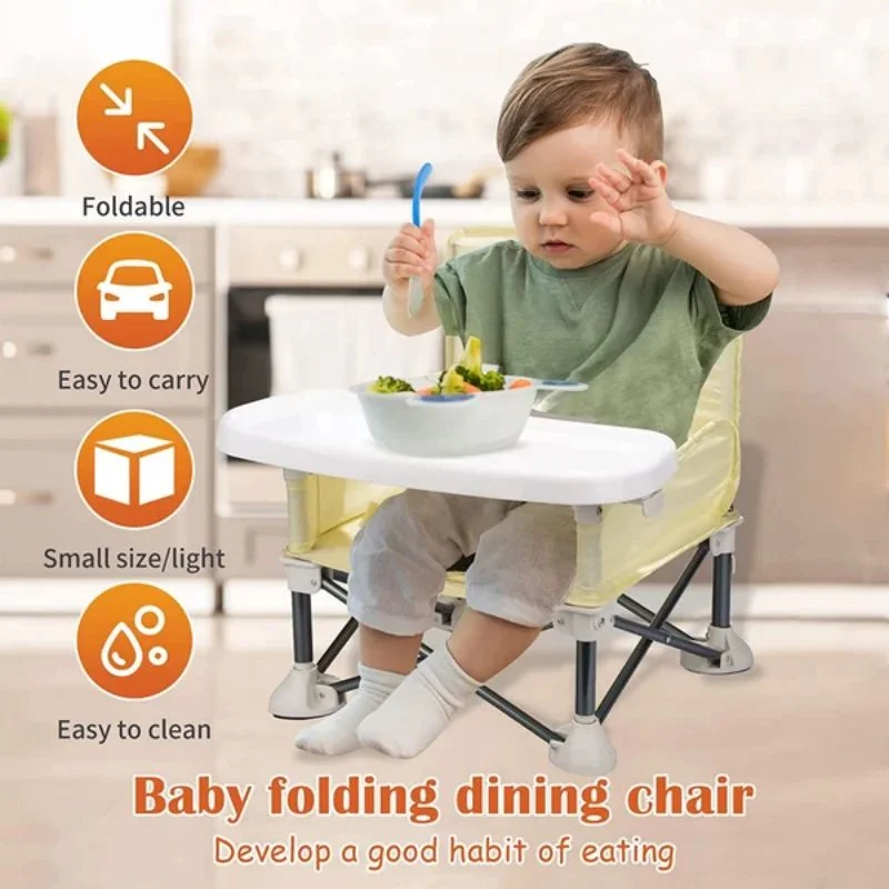 

Baby Seat Booster High Chair Portable Babies Dining Out Tables And Chairs Multifunctional Folding Travel Baby Dining Chair