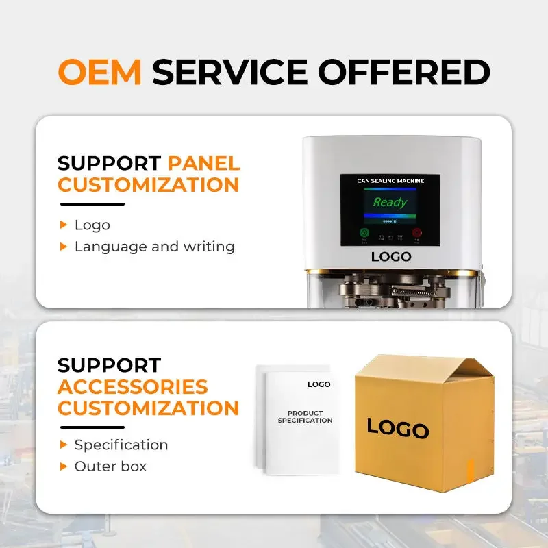 Transparent Plastic Cans Machines for Beverage Drink Sealing MachineAutomatic Plastic Can Sealing Machine