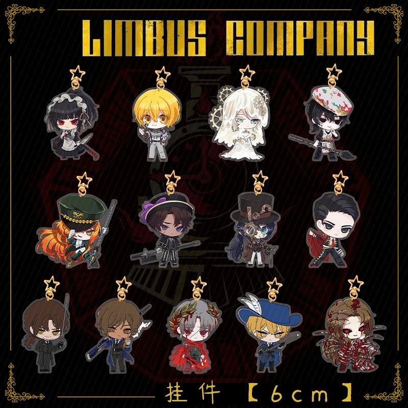 Actionfiguren Anime Limbus Company Don Quixote Heathcliff Outis Faust Gregor Hong Lu Acryl Anhänger Kinder Weihnachtsgeschenk