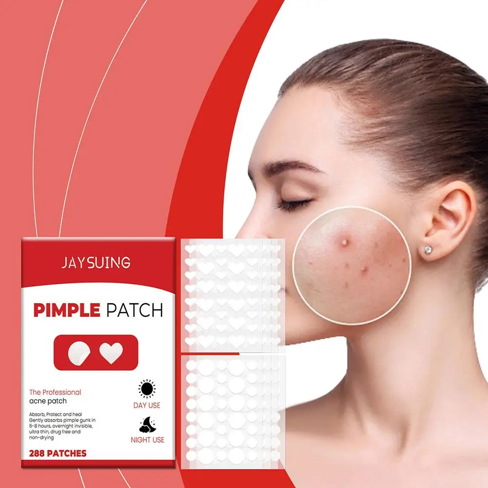 288 Patches Acne Patch Gentle Non-irritating Repair Patch Residue-Free Pimples Blemish Facial Covering Cleansing Invisible X2P5