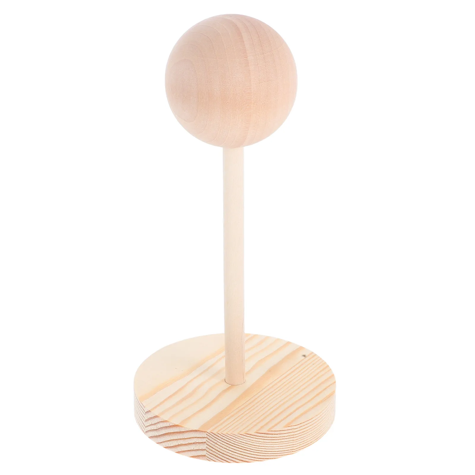 Mini Wooden Holder Stable Stand for Styling Storage Hair Extensions Display Rack for Home Photography Wigs Storage Holder