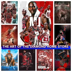 Basketball Superstar Diamond Painting Kit Basketball Player Jordan And Iverson Poster Diamond Embroidery mosaic home decor Gift