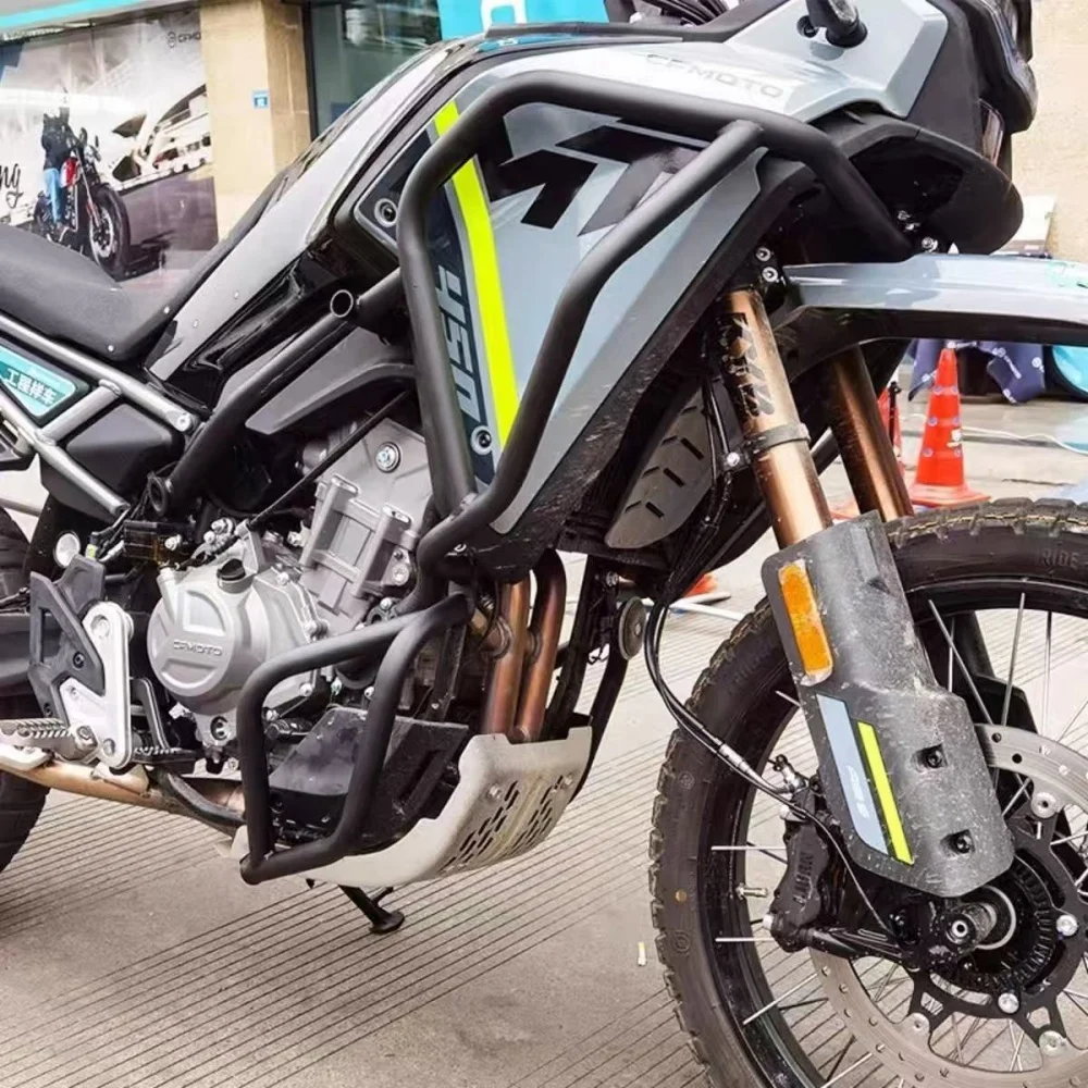 FOR 450MT Full Coverage Engine Crash Bar Rustproof Powder Coating Anti-Collision Side Fairing Protector with Reinforced Support