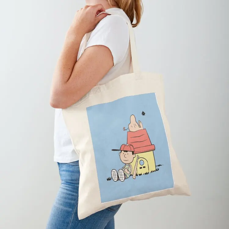 

Earthbrown: A Boy and his Saturn Tote Bag custom tote Customizable cute Women's shopper