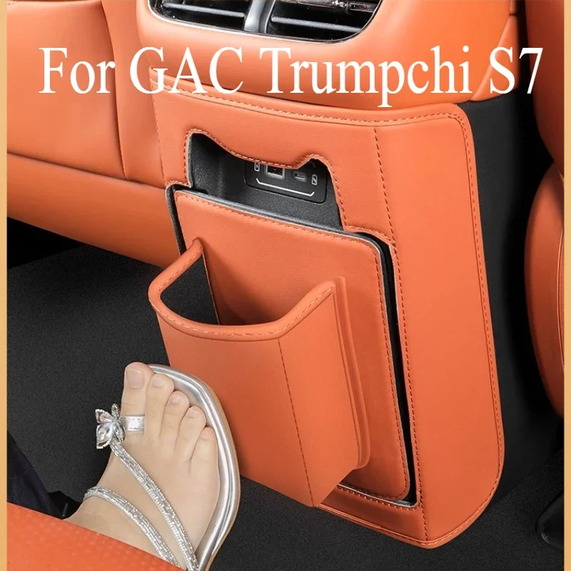 Rear Discharge Trend Seat Kick Pad Armrest Box Central Auto Accessories Decoration Car Mat Accessories For GAC Trumpchi S7