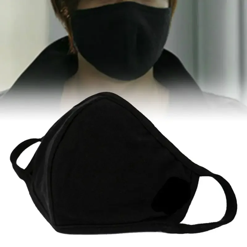 1 個黒口マスク再利用可能な防塵マスク洗えるマスカリラフェイスシールドマスク霧ヘイズマスクマスカリラ Маска