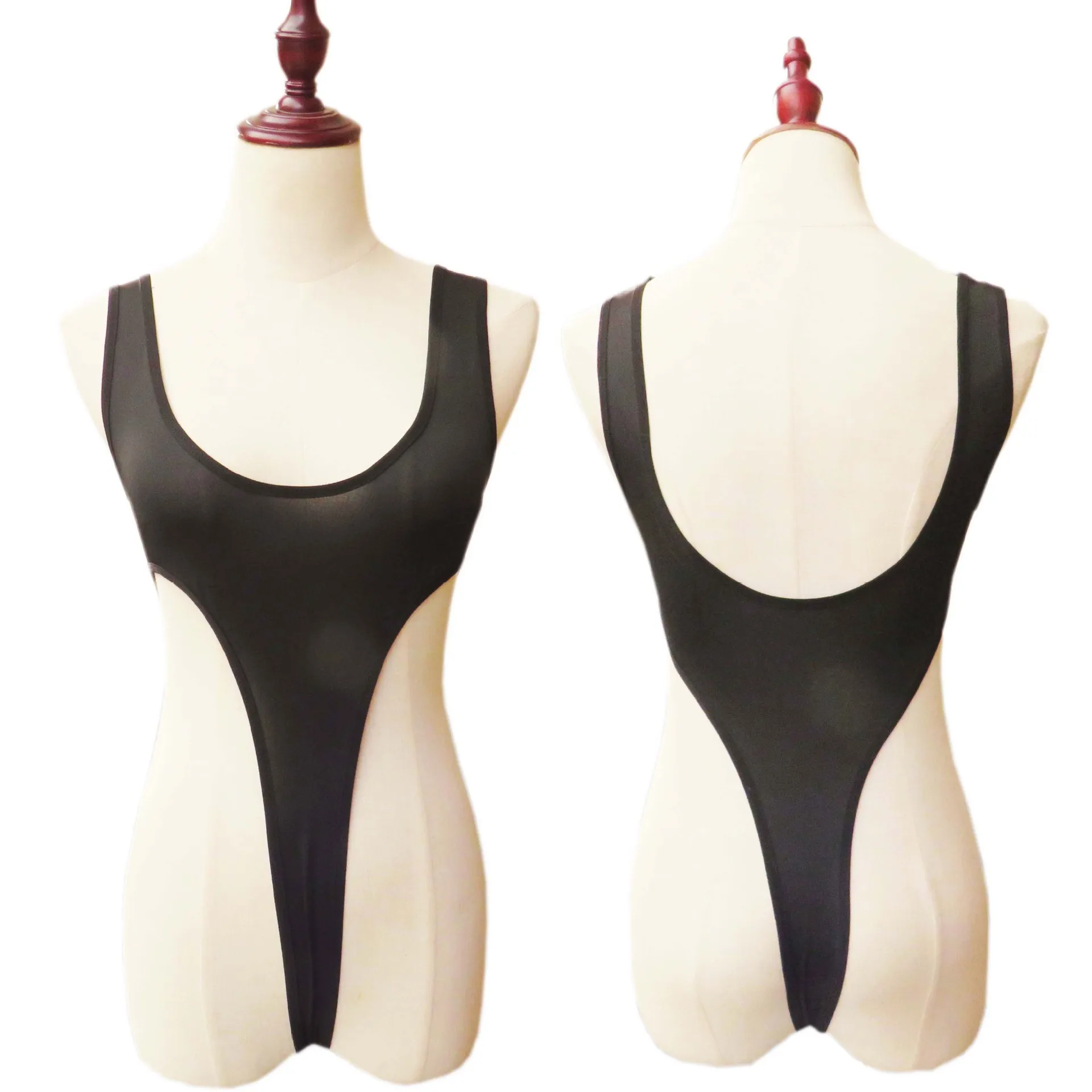 Cross-border sexy lingerie mini swimwear for women, see-through one-piece bra a…