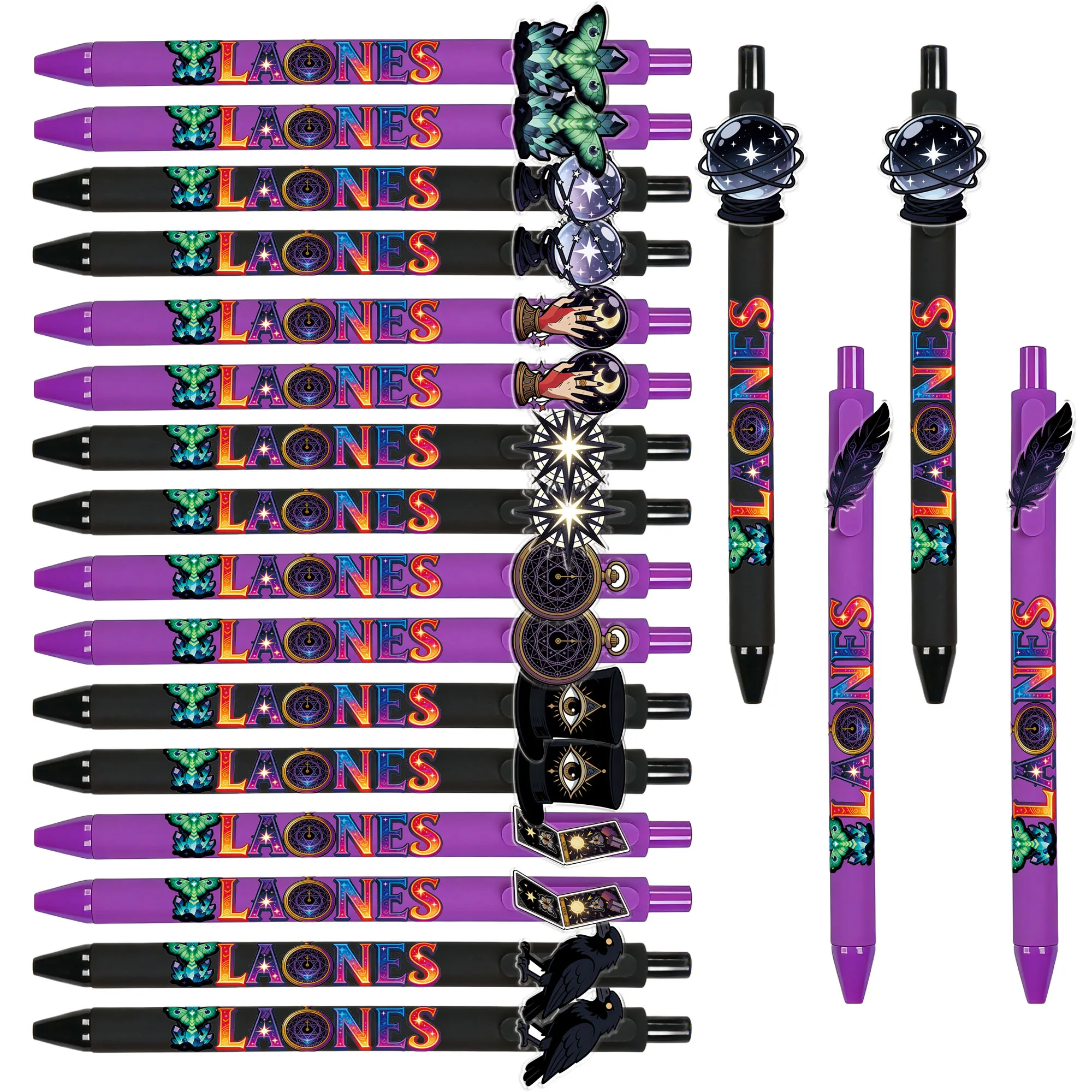 

10 штук / 20 штук креативных шариковых ручек в магическом стиле, ручки-шары в форме волшебного кристалла.