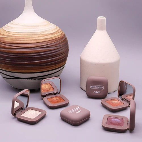 Imagen 2 del producto Polvo de sombra de ojos suelto brillante, pigmento de maquillaje a prueba de agua, brillo, 3D sombra de ojos, Nude, metálico, cosméticos, 2019 novo