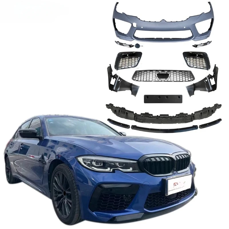 

Hot Sale Body Kit for BMW 3 Series 318i 320i 325i 328i 330i 335i 340i G20 2019-2022 Update To M8 Style Front Bumper Assy