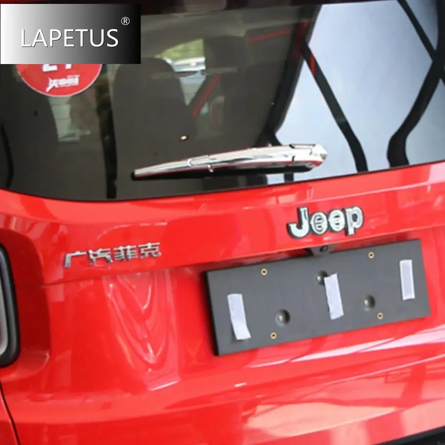 

Car Tail Liftgate Window Windshield Wiper Blade Cover Trim Fit For Jeep Renegade 2015 - 2023 ABS Chrome Exterior Accessories