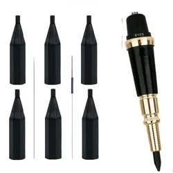 30Pcs Tattoo Nozzle Needle Caps black and needle For Permanent Makeup machine Disposable Sterilized Tattoo Tips 1RL 3R