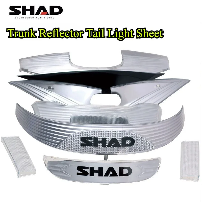 For SHAD Motorcycle Universal Type Sheet Complete Set 29 33 34 39 40 45 48 Trunk Reflector Tail Light Sheet