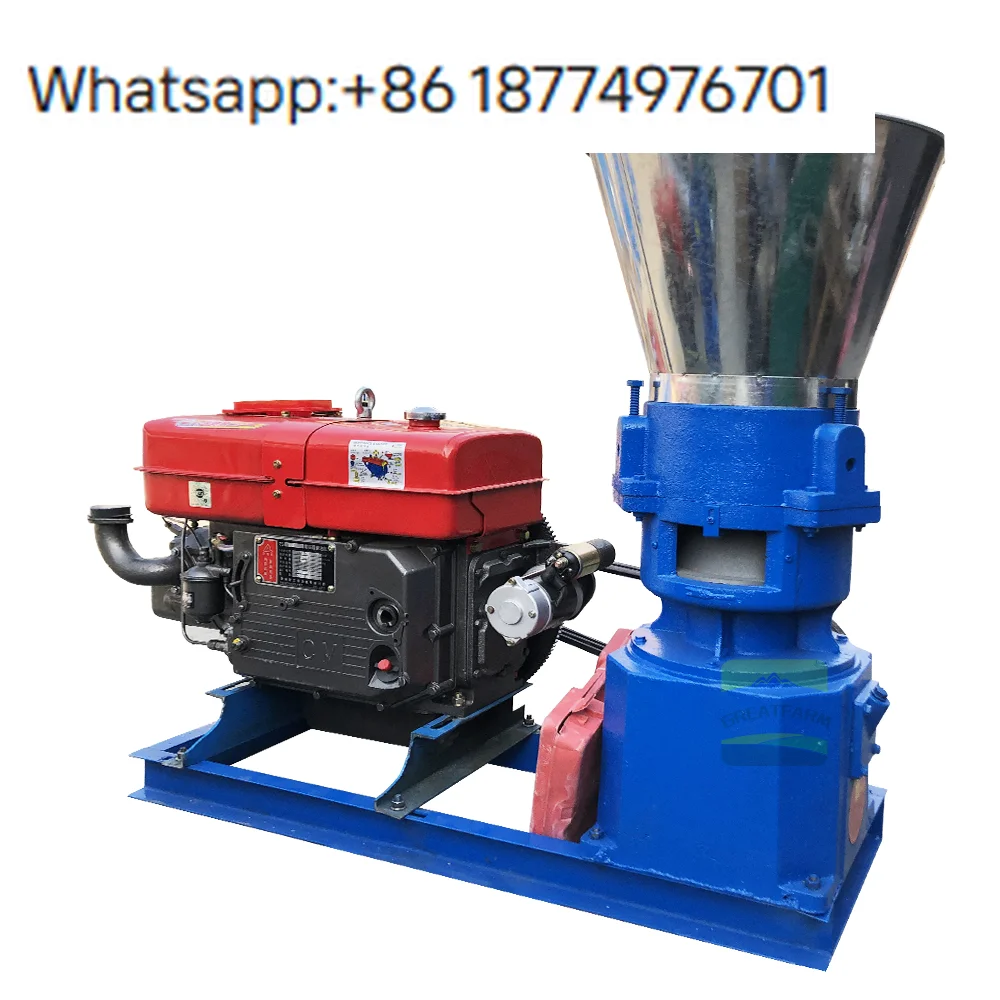 

Электрический пресс-гранулятор для кормов 0,6 мм, автоматический, малогабаритный, производительность 300 кг/ч, для свиней и сомов