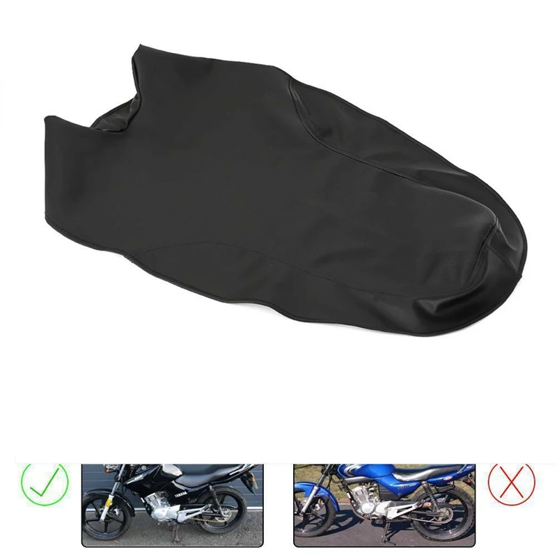 

Motorcycle Seat Cushion Cover Black Against Insulation Breathable Wear For Yamaha YBR125 2010-2015