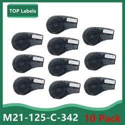 1~10PK Recharge M21-125-C-342 Polyolefin Heat Shrink Tubing for Brady BMP21 PLUS Control and Electrical Panels, Wire Harness