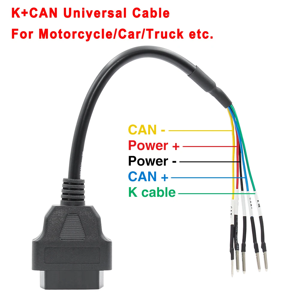 For KTM OBD 2 Extension cable OBD2 Connector Motorcycle Motobike For YAMAHA For HONDA Moto For SUZUKI For Ducati For Kawasaki