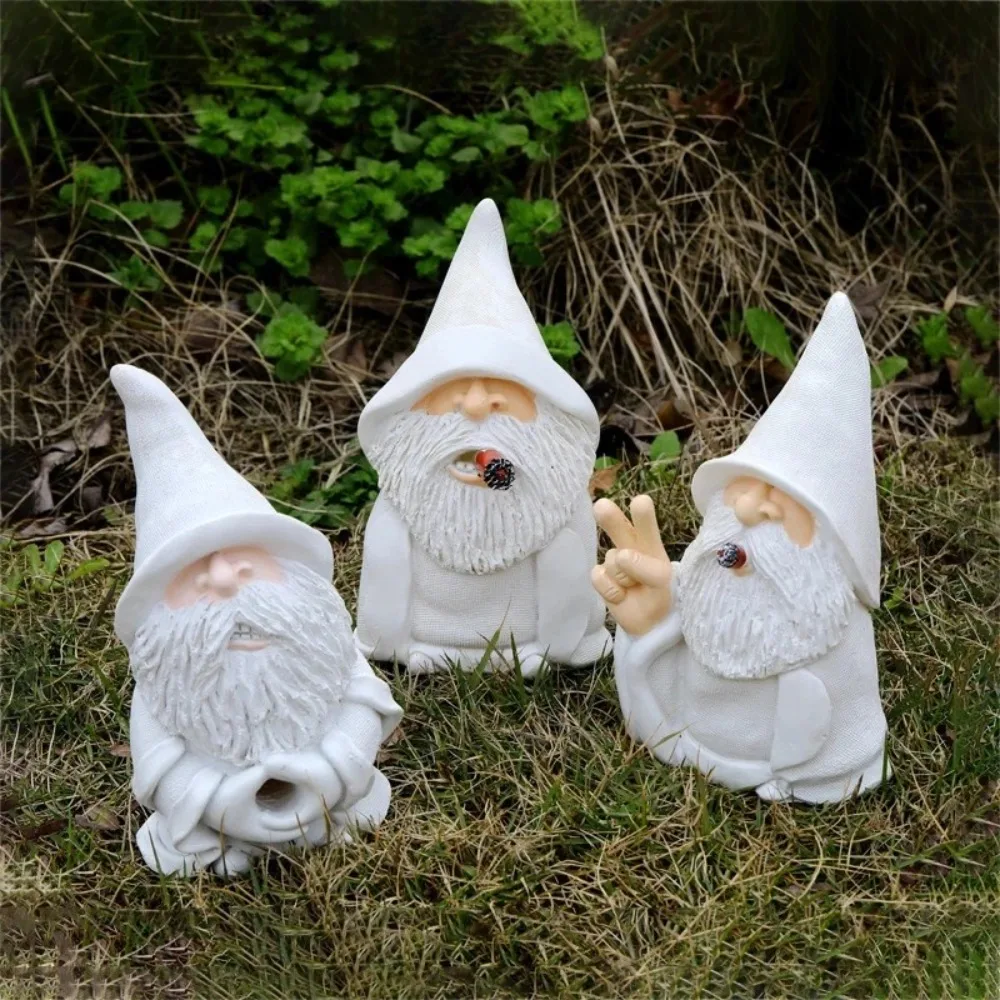 

Funny Elf Garden Sculpture Ornaments ElvesDecor Collectible Garden Gnomes Home Decor Decoration Crafts Dwarf Figurines Garden