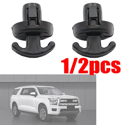 1/2 Uds gancho de equipaje negro gancho de equipaje cubierta gancho de cortina negro para GREAT WALL HAVAL HOVER H3 H5