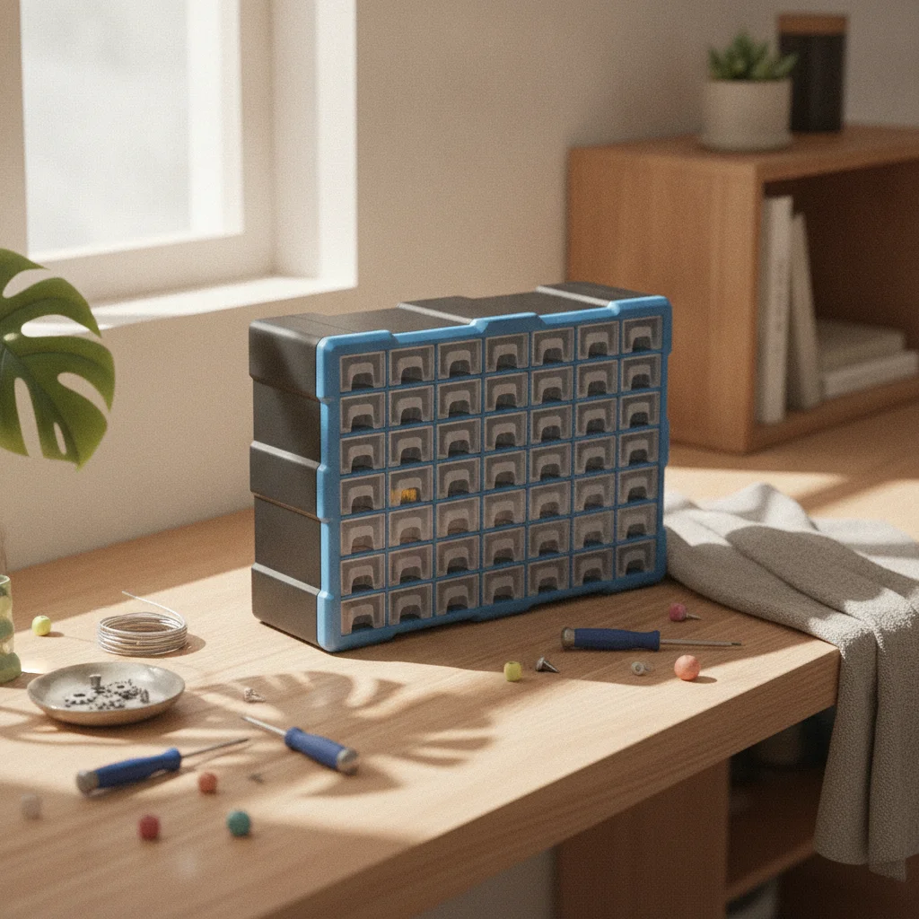 Flat Top Small Parts Cabinet Storage Drawers Boxy Desktop Drawer Organizer Home Organization