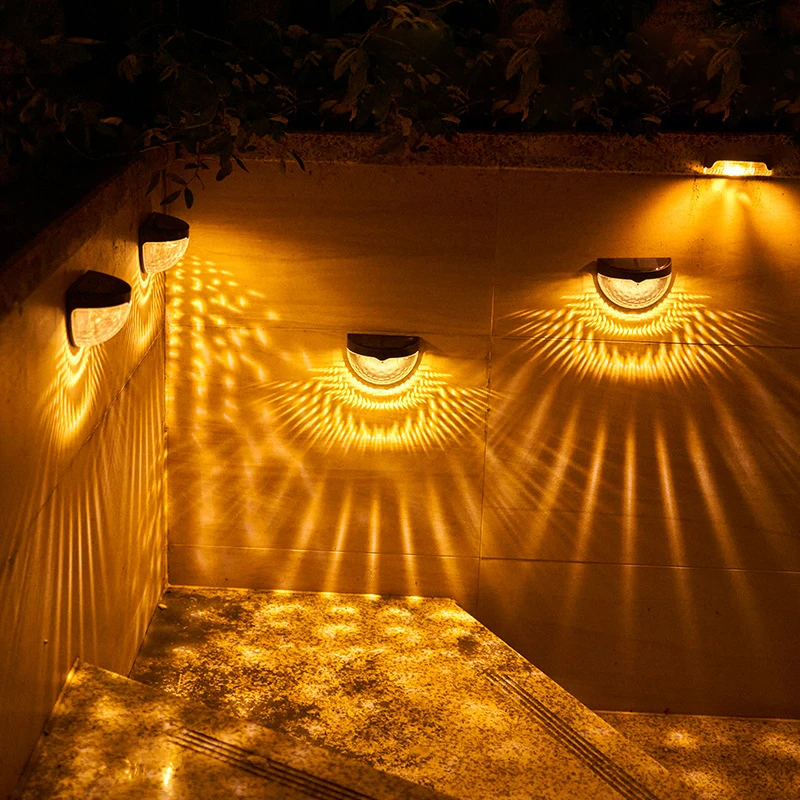 

Solar Wall Lamp Outdoor Waterproof Solar Lighting for Street Landscape Step Fence Balcony Decoration Solar Led Light Outdoor