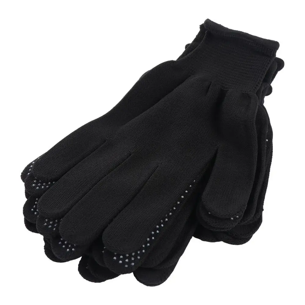 

5 пар прочных защитных рабочих перчаток, нескользящие дышащие перчатки для защиты труда, нейлоновые противообрастающие варежки для верховой езды