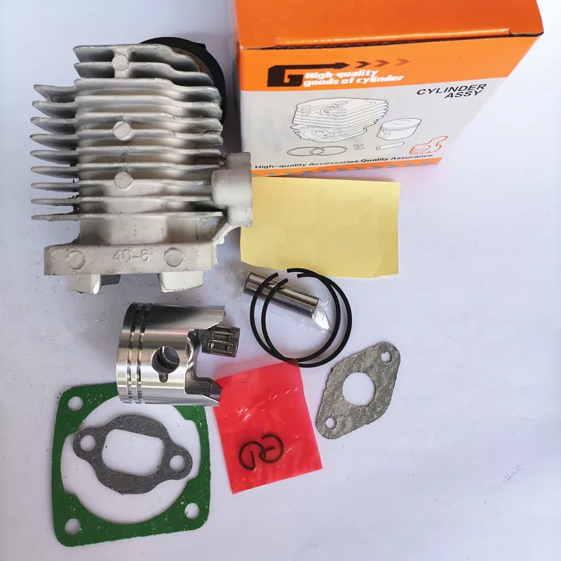 NB411 Cylinder piston kit 40mm for Robin EC04 CG411 40.2CC brush cutter strimmer zylinder koblen ring clips pin gasket bearing