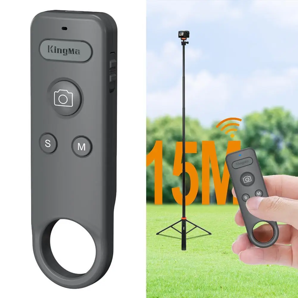 

Беспроводной Bluetooth-пульт дистанционного управления затвором для DJI Action 5 Pro/4, пульт для смартфона, контроллер для экшн-камеры, аксессуары для экшн-камер, новинка