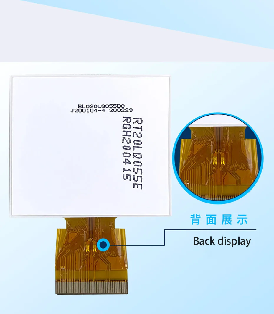 Módulo lcd digital para electrodomésticos, dispositivo de 2,0 pulgadas, HD, TFT, 320x240, RGB, 6 bits