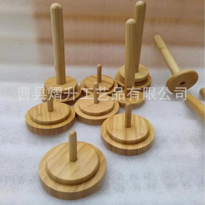 KX4B Spinning Yarn Dispenser Thread Spool Holder for Hand Stitching DIY Embroidery