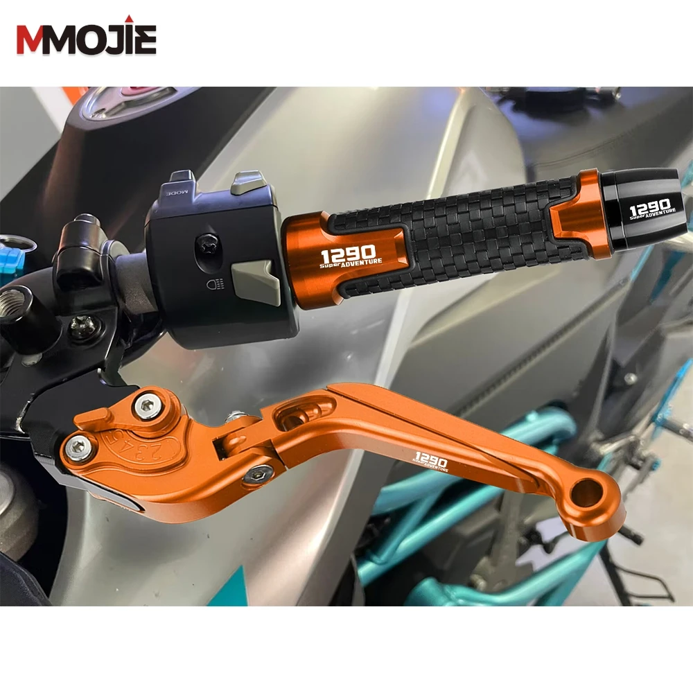 1290 SupeR AdventuRe FOR KTM 1290SupeRAdventuRe 2015-2020 2019 2018 2017 2016 브레이크 클러치 레버 핸들바 핸들 그립 엔드
