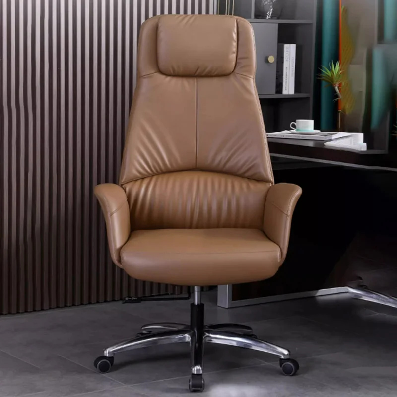 Designer Throne Office Chair Swivel Study Makeup Modern Office Chair Luxury Wheels Backrest Silla De Oficina Trendy Furniture