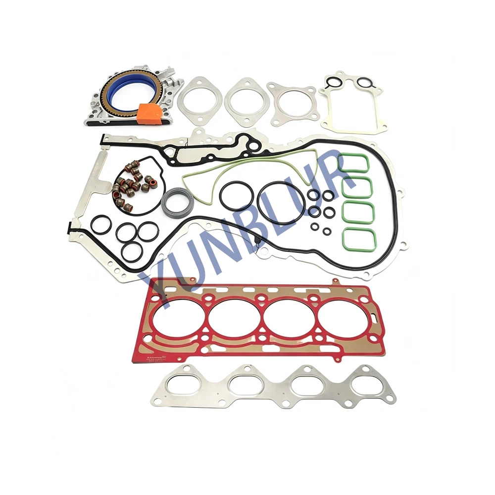 STD Rebuild Piston Bearing Timing Chain VVT Gasket Valve Kit Fit 1.4 L EA111 05-17 For AUDI SEAT SKODA VW GOLF JETTA PASSAT POLO
