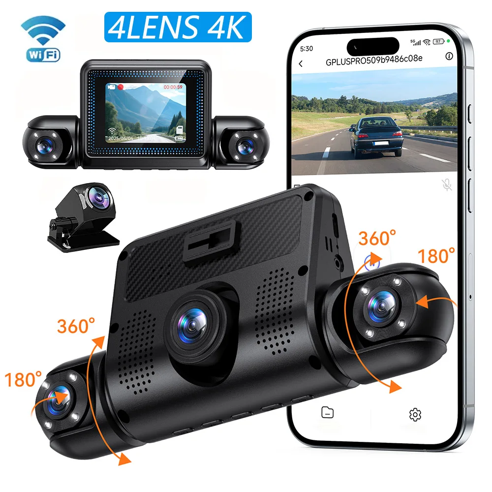 4 Channel Car Dvr D… - image
