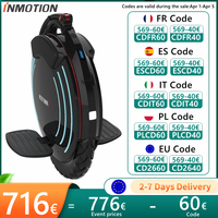 EU Stock INMOTION V10F Electric Unicycle 2000W Power 40km/h Speed Self Balancing Scooter 70KM Range EUC E-wheel 16-inch Tire