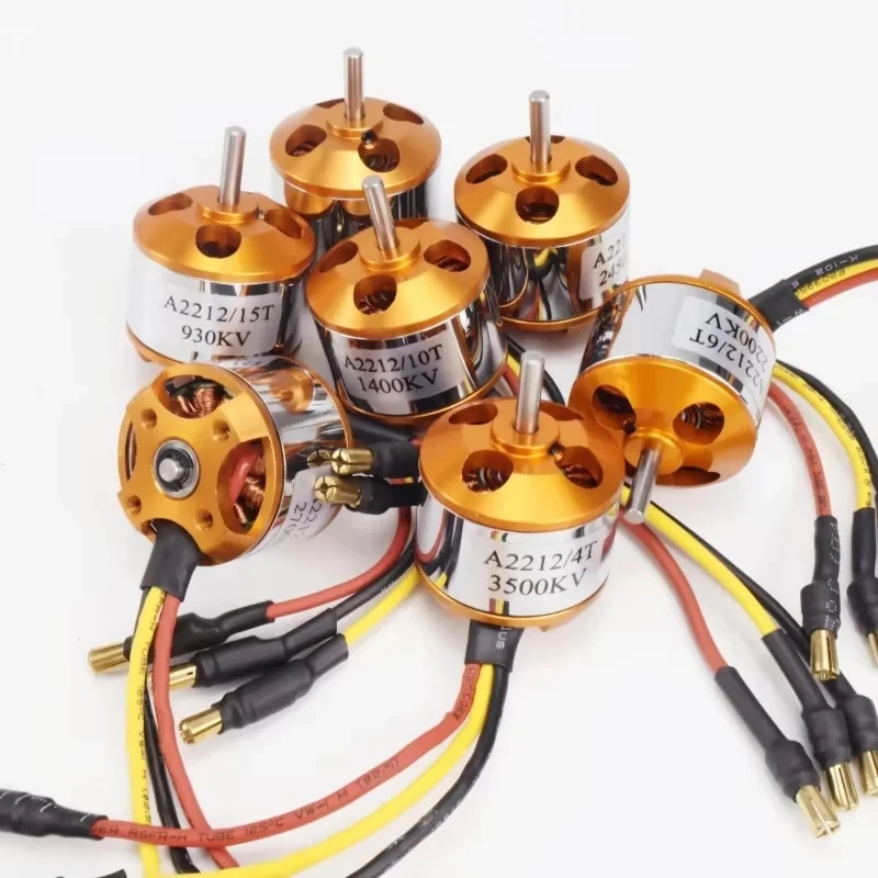 XXD A2212 2212 930KV 1000KV 1400KV 2200KV 2450KV 2700KV 3500KV Bürstenloser Motor für RC-Flugzeuge, Starrflügler und Multirotor-Drohnen
