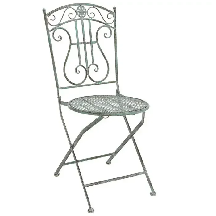 Wholesale of iron art garden tables and chairs for foreign trade, European style retro courtyard balconies, park tables