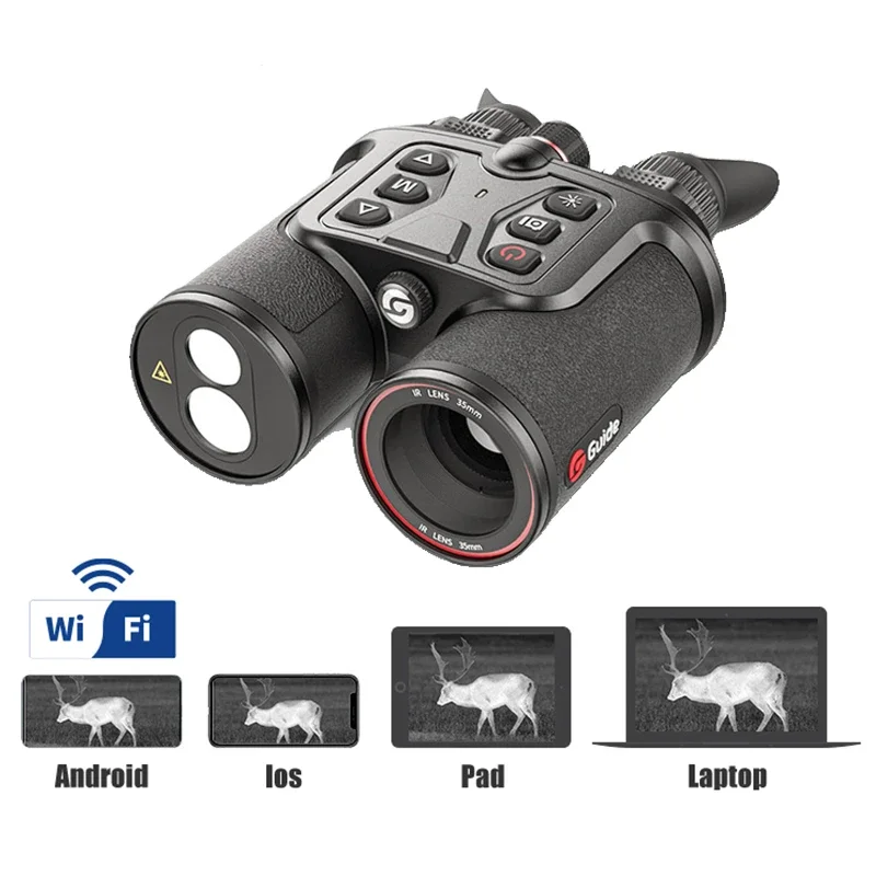 Guide  TN650 TN630 TN430 TN450 Handheld Thermal Imaging 640*480 Manual Focus 600m laser ranging thermal night vision Binoculars