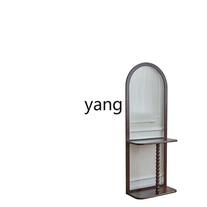 

Yjq Chinese Style Living Room Partition Screen Cabinet Household Changhong Glass Wall Key Storage Rack