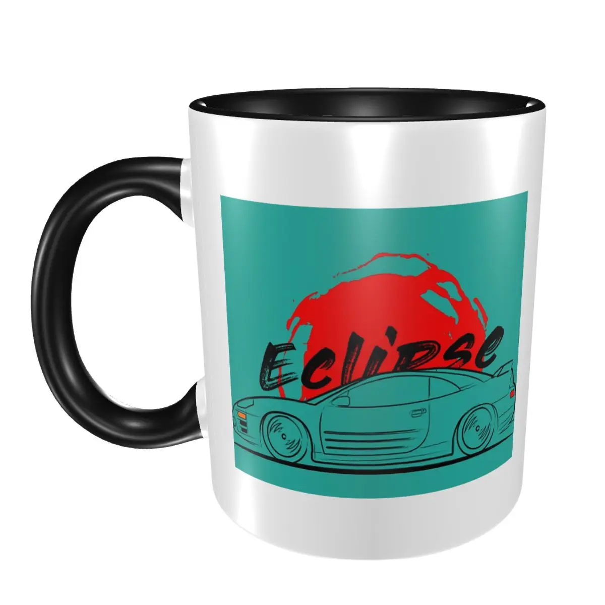 Taza Eclipse 3 3G ECLIPSE, tazas de café de cerámica divertidas, tazas de té, taza de leche, regalos para mujer y hombre