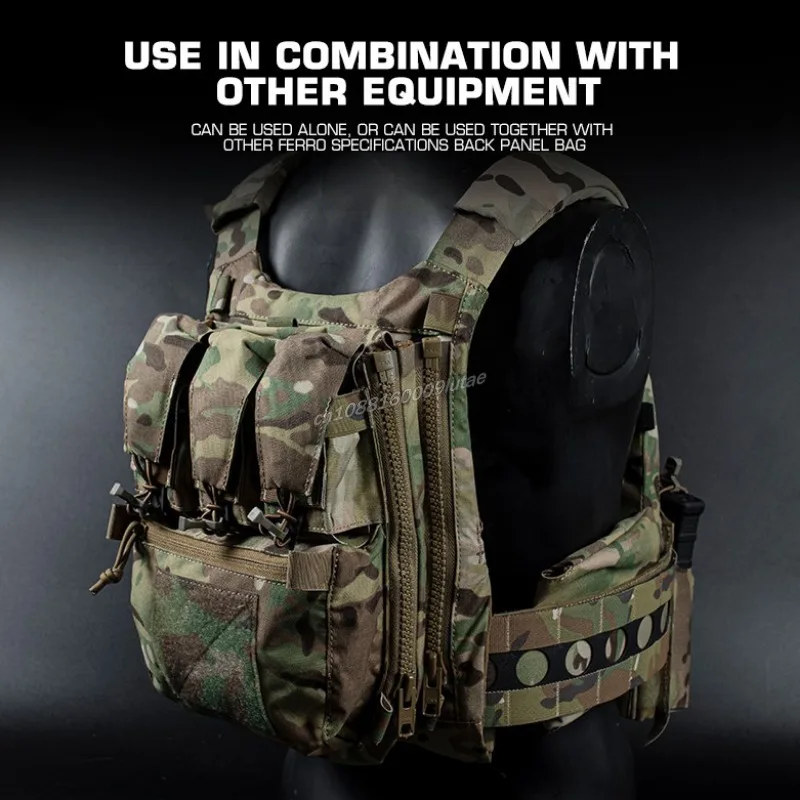 V5 FCPC Back Panel Tactical Supplement Zip On Backplate Assault