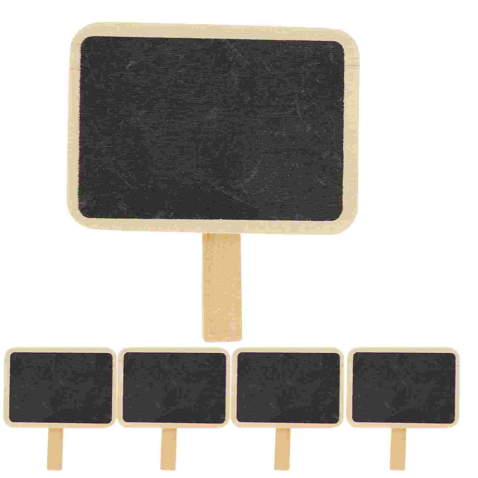10 Pcs Clip Message Board White Boards Memo Sign Chalkboard Signs Blackboard Marker Planter Pot Markers Labels at Home