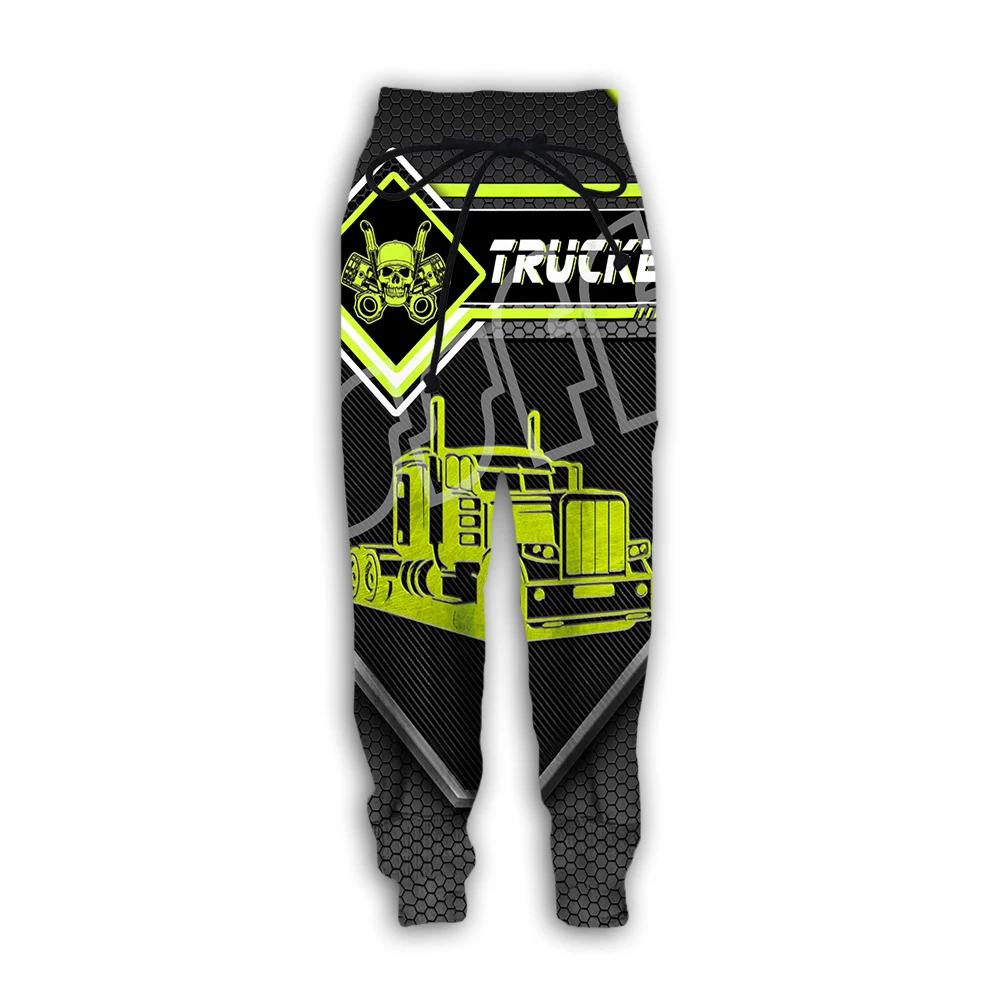 

Tessffel Truck Trucker Operator Customize Name 3DPrint Casual Men Trousers NewFashion Streetwear Autumn Loose Sports Pants A3