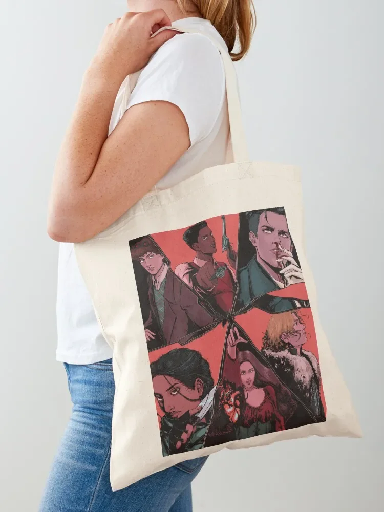 six of crows illustration (no texture) Tote Bag cloth bag woman tote bags cloth bags Tote Bag