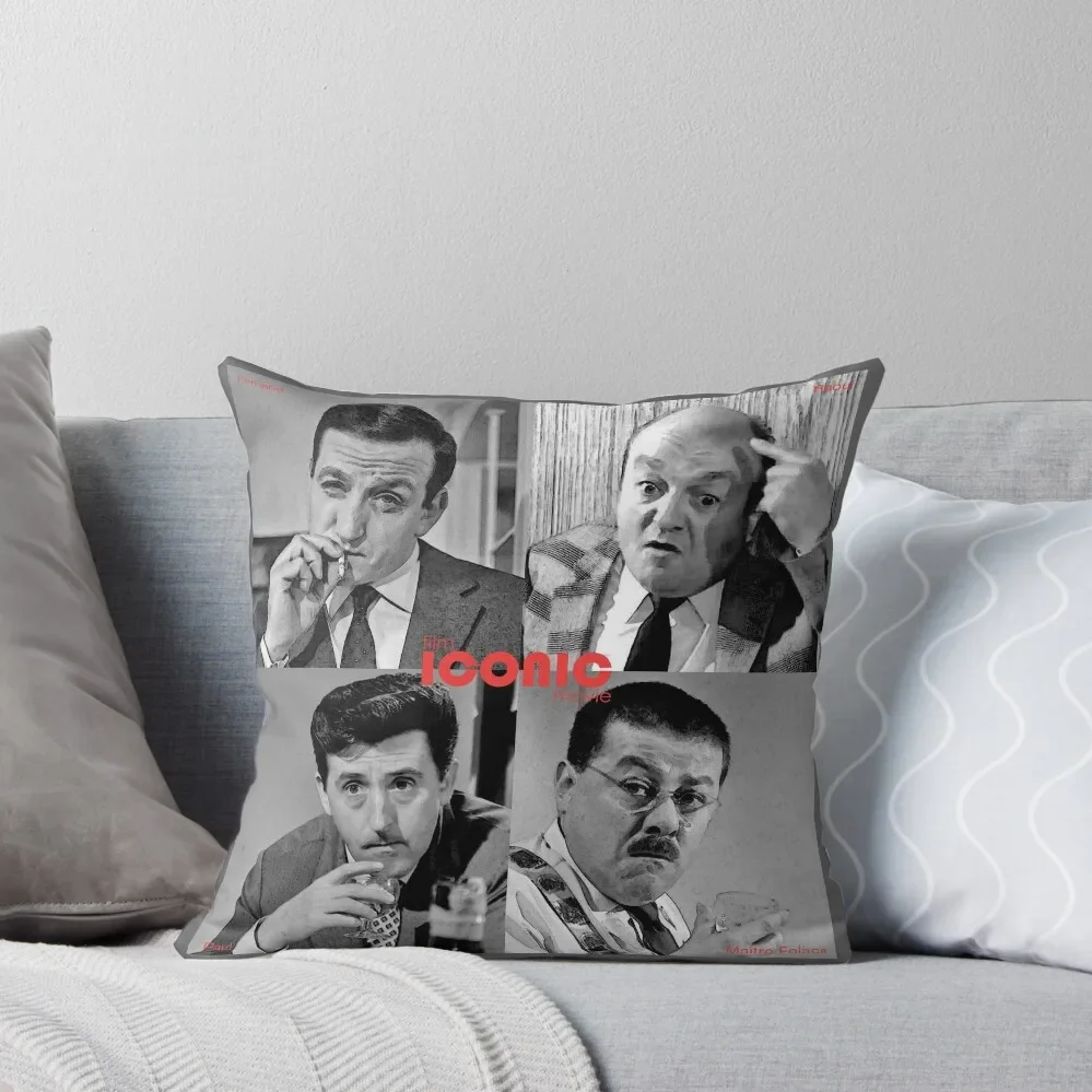 

Uncle flingueurs - black and white Throw Pillow Decorative Cushion Luxury Pillow Case pillow