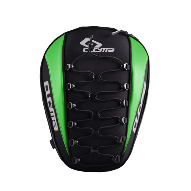 CUCYMA Motorcycle Rear Seat Tail Bag Helmet Bag 20L Expandable Waterproof Riding Luggage Backpack Travel Storage Pack