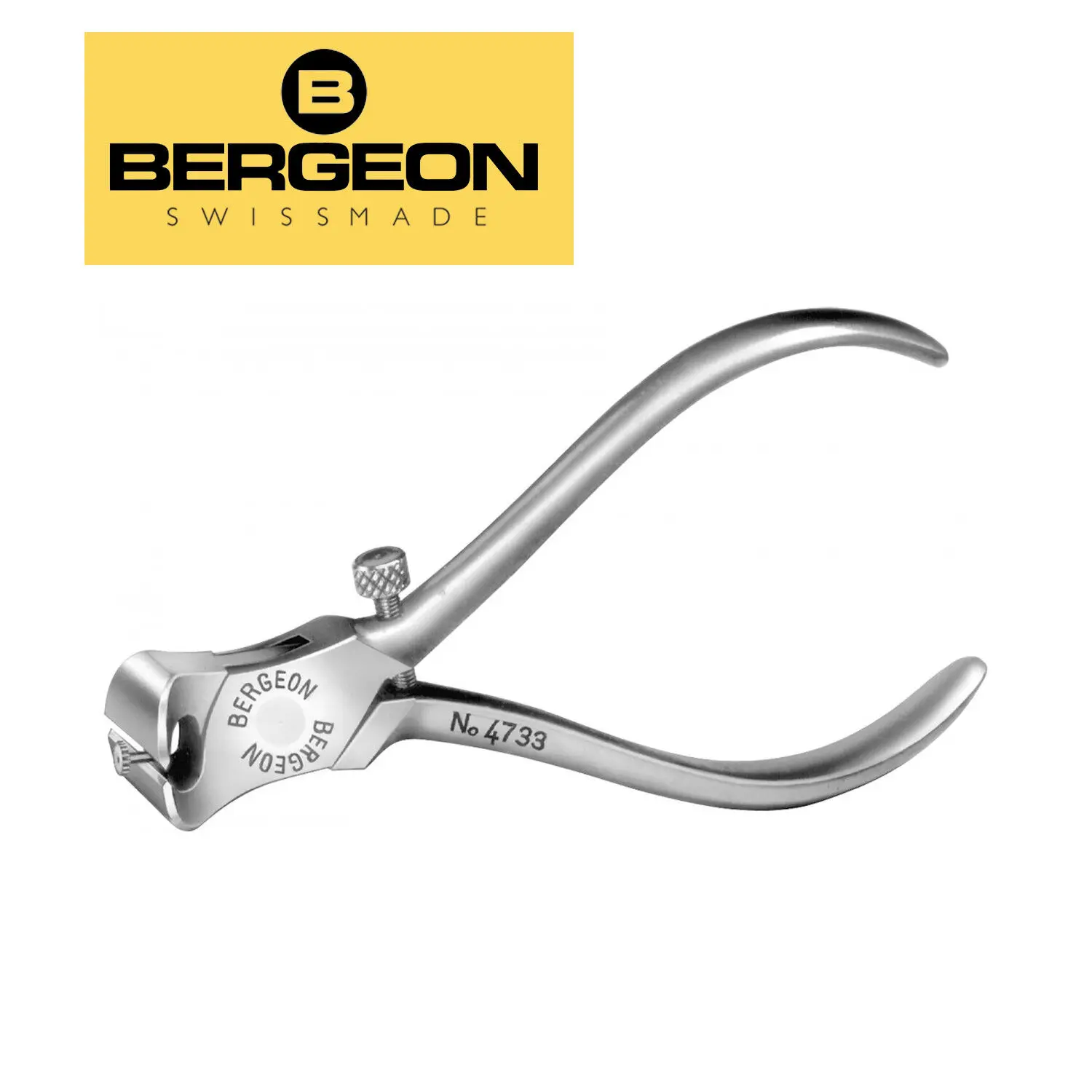 Bergeon 4733 Cannon Pinion Tightener Top Cutter Tool with Regulated Opening System