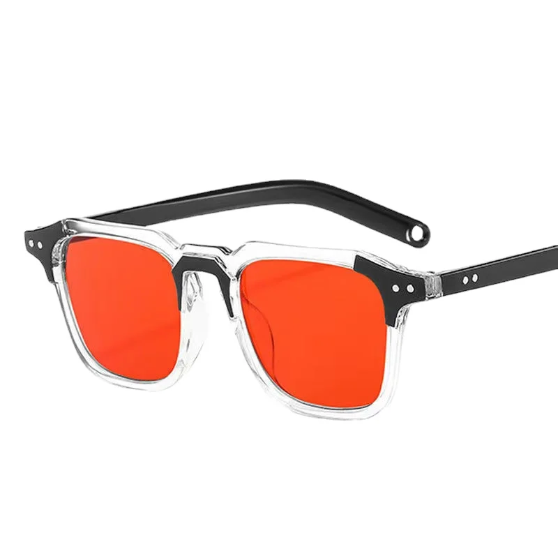 2024 nuovi occhiali da sole quadrati Vintage per uomo moda doppio ponte occhiali da sole occhiali da donna Trendy Brand Design Shades