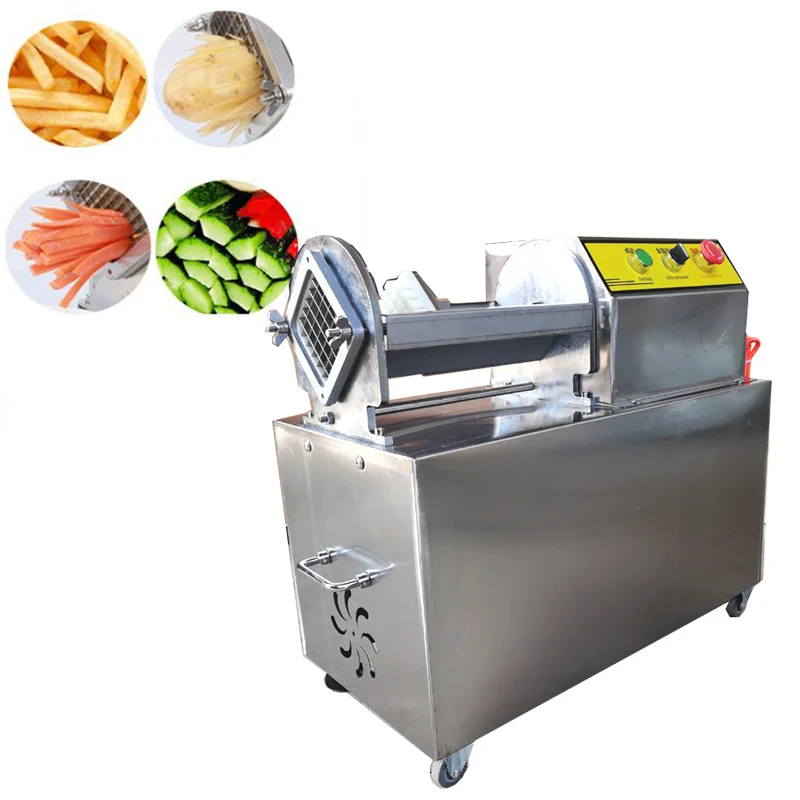 

Stainless Steel Kitchen Commercial French Fries Potato Chips Strip Slicer Cutter Chopper Chips Machine Making Tools