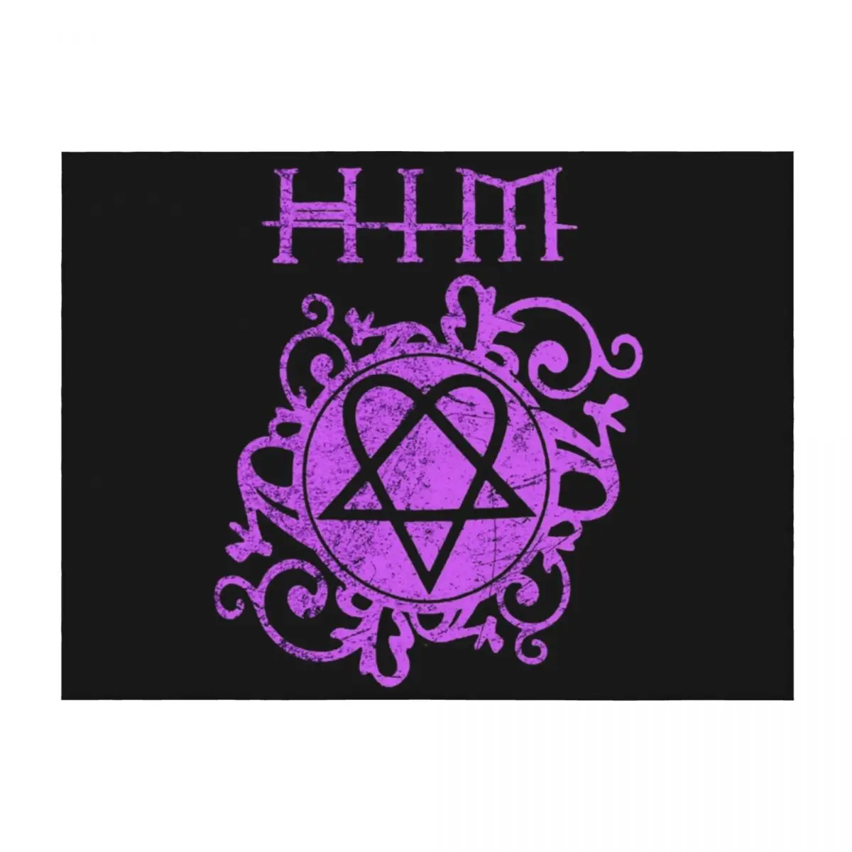 

Vintage Photograp Him Ville Valo Band Romance Awesome For Movie Fan Throw Blanket Plush for babies Thins Blankets